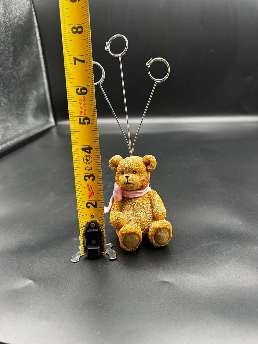 Teddy Bear Balloon And Card Holder Flowers Inc. Hand Painted - Picture 2 of 5